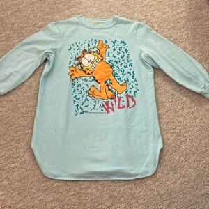 Garfield Long Sleeve Sleep SweatShirt - One Size